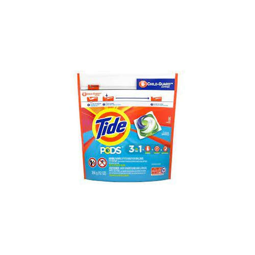 Tide PODS Liquid Laundry Detergent, Clean Breeze,  HE Compatible, 16ct